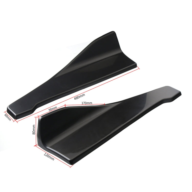 Piastra di protezione dell'angolo posteriore universale per auto Pala posteriore modificata da 48 cm, Rear Corner Protection Plate