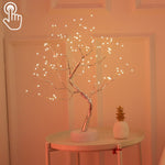 36 LED Lampada da tavolo in filo di rame con albero di perle Decorazione creativa Touch Control Luce notturna (luce bianca calda), 36 LEDs Warm White, 36 LEDs Pink Light, 108 LEDs Warm White, 108 LEDs Pink Light, 108 LEDs White Light                   ...