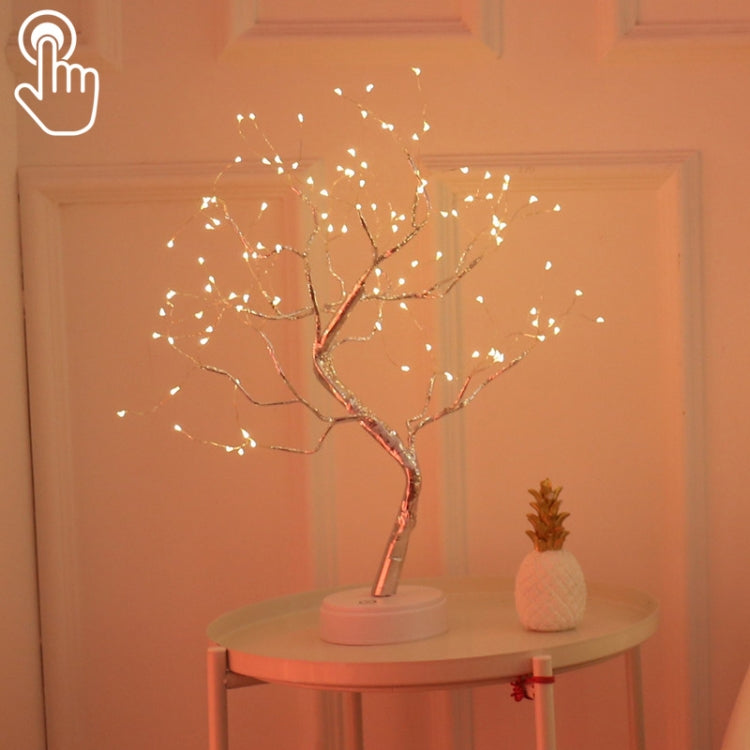 36 LED Lampada da tavolo in filo di rame con albero di perle Decorazione creativa Touch Control Luce notturna (luce bianca calda), 36 LEDs Warm White, 36 LEDs Pink Light, 108 LEDs Warm White, 108 LEDs Pink Light, 108 LEDs White Light                   ...