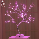 36 LED Lampada da tavolo in filo di rame con albero di perle Decorazione creativa Touch Control Luce notturna (luce bianca calda), 36 LEDs Warm White, 36 LEDs Pink Light, 108 LEDs Warm White, 108 LEDs Pink Light, 108 LEDs White Light                   ...