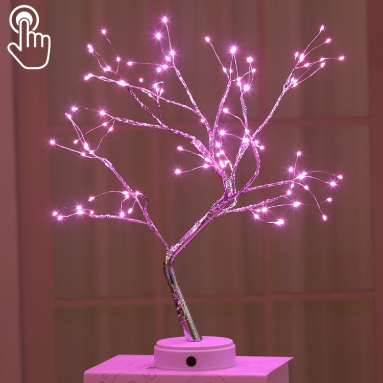 36 LED Lampada da tavolo in filo di rame con albero di perle Decorazione creativa Touch Control Luce notturna (luce bianca calda), 36 LEDs Warm White, 36 LEDs Pink Light, 108 LEDs Warm White, 108 LEDs Pink Light, 108 LEDs White Light                   ...