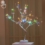 36 LED Lampada da tavolo in filo di rame con albero di perle Decorazione creativa Touch Control Luce notturna (luce bianca calda), 36 LEDs Warm White, 36 LEDs Pink Light, 108 LEDs Warm White, 108 LEDs Pink Light, 108 LEDs White Light                   ...