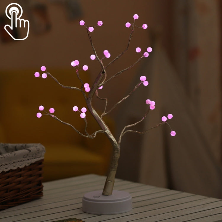 36 LED Lampada da tavolo in filo di rame con albero di perle Decorazione creativa Touch Control Luce notturna (luce bianca calda), 36 LEDs Warm White, 36 LEDs Pink Light, 108 LEDs Warm White, 108 LEDs Pink Light, 108 LEDs White Light                   ...