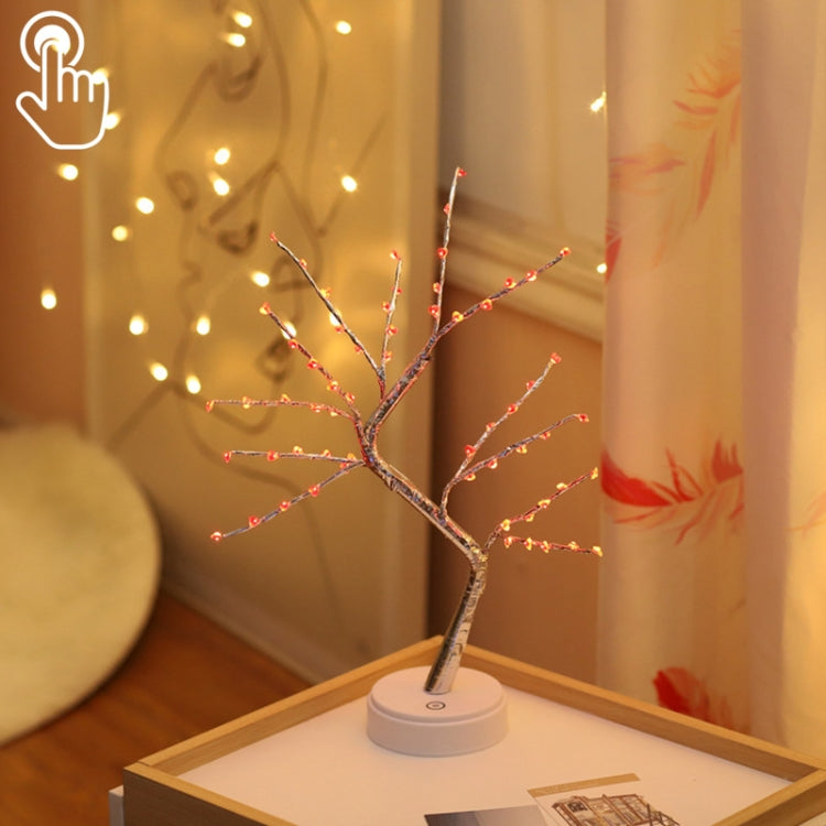 36 LED Lampada da tavolo in filo di rame con albero di perle Decorazione creativa Touch Control Luce notturna (luce bianca calda), 36 LEDs Warm White, 36 LEDs Pink Light, 108 LEDs Warm White, 108 LEDs Pink Light, 108 LEDs White Light                   ...