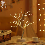 36 LED Lampada da tavolo in filo di rame con albero di perle Decorazione creativa Touch Control Luce notturna (luce bianca calda), 36 LEDs Warm White, 36 LEDs Pink Light, 108 LEDs Warm White, 108 LEDs Pink Light, 108 LEDs White Light                   ...