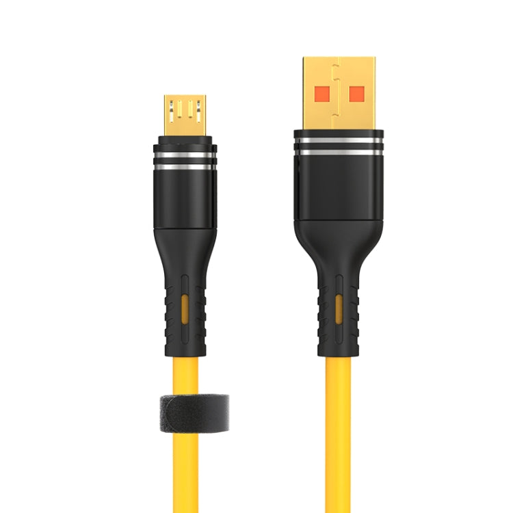 Cavo dati di ricarica in silicone liquido da USB a micro USB, lunghezza: 1,2 m, USB to Micro USB