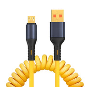 Cavo dati di ricarica a molla da USB a micro USB XJ-U101, lunghezza: 1,5 m, USB to Micro USB