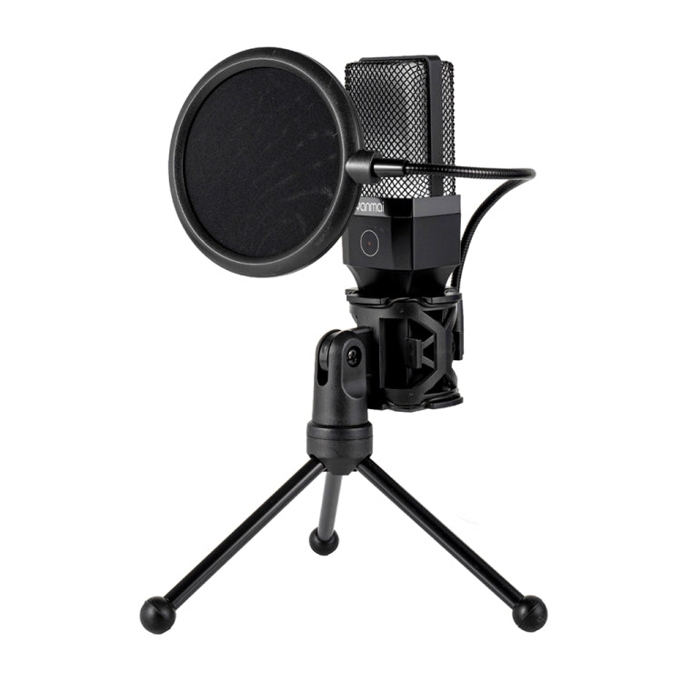 Microfono da tavolo Yanmai X1R con luce RGB e rete antispruzzo