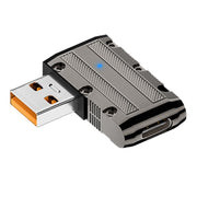 Adattatore meccanico da USB 3.1 Gen2 a Type-C da 10 Gbps da 120 W, Side Bend, Vertical Angle, Straight, Medium Bend