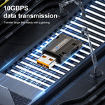 Adattatore USB 3.1 Gen2 a Type-C 120W 10Gbps