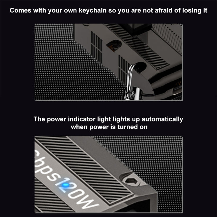 Adattatore USB 3.1 Gen2 a Type-C 120W 10Gbps