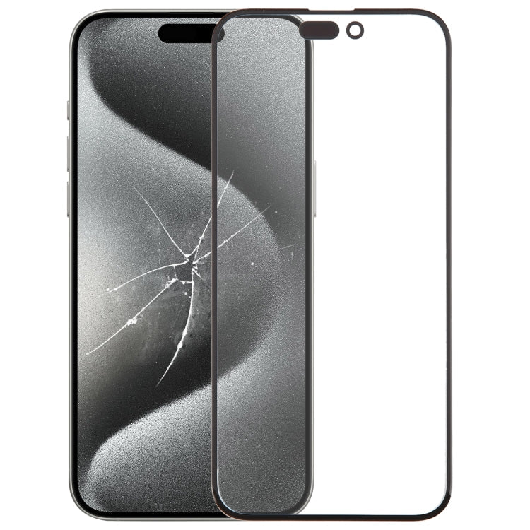 Lente esterna in vetro con adesivo OCA per iPhone 15 e 16