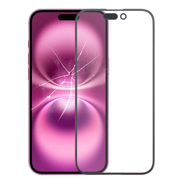 Lente esterna in vetro con adesivo OCA per iPhone 15 e 16