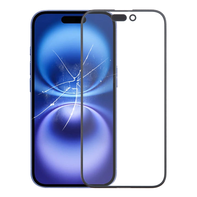 Lente esterna in vetro con adesivo OCA per iPhone 15 e 16