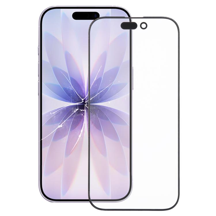 Lente esterna in vetro con adesivo OCA per iPhone 15 e 16
