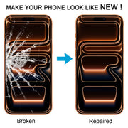 Lente esterna in vetro dello schermo anteriore con adesivo OCA otticamente trasparente, For iPhone 16 Pro Max, For iPhone 16 Pro, For iPhone 16 Plus, For iPhone 16, For iPhone 15 Pro Max, For iPhone 15 Plus, For iPhone 15