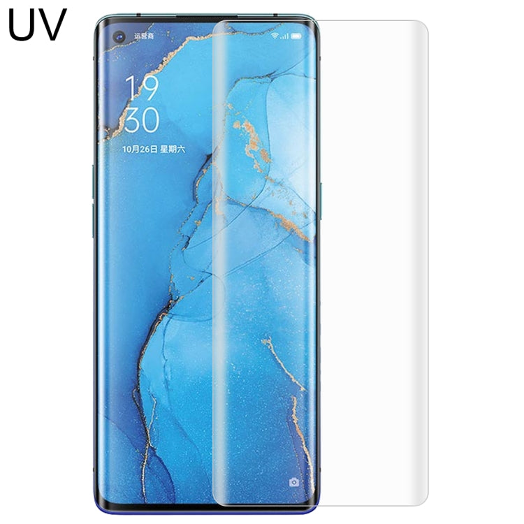 Pellicola vetro temperato curva liquida UV per smartphone