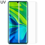 Pellicola vetro temperato curva liquida UV per smartphone