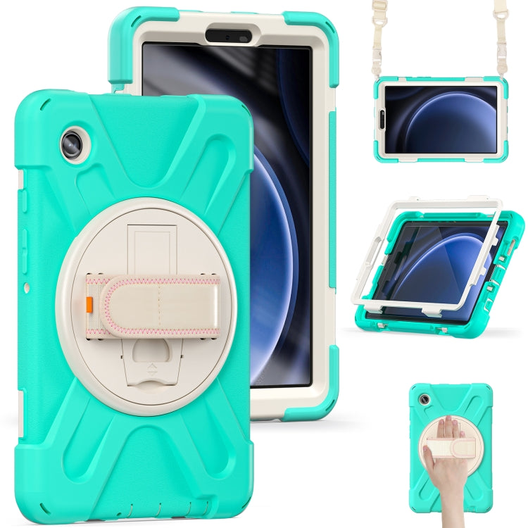 Custodia per tablet in TPU + impugnatura rotante con impugnatura rotante, For Samsung Galaxy Tab A9+