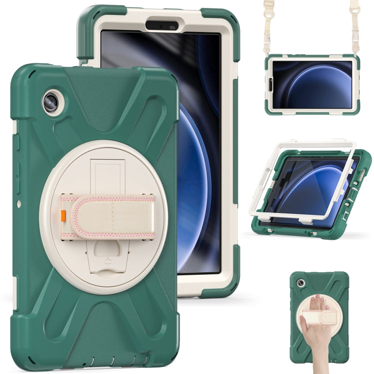 Custodia per tablet in TPU + impugnatura rotante con impugnatura rotante, For Samsung Galaxy Tab A9+