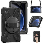 Custodia per tablet in TPU + impugnatura rotante con impugnatura rotante, For Samsung Galaxy Tab A9+