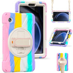 Custodia per tablet in TPU + impugnatura rotante con impugnatura rotante, For Samsung Galaxy Tab A9+