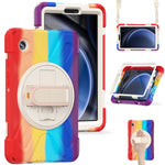 Custodia per tablet in TPU + impugnatura rotante con impugnatura rotante, For Samsung Galaxy Tab A9+