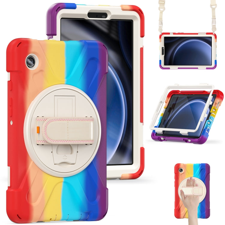 Custodia per tablet in TPU + impugnatura rotante con impugnatura rotante, For Samsung Galaxy Tab A9+
