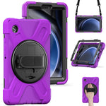 Custodia per tablet in TPU + impugnatura rotante con impugnatura rotante, For Samsung Galaxy Tab A9+