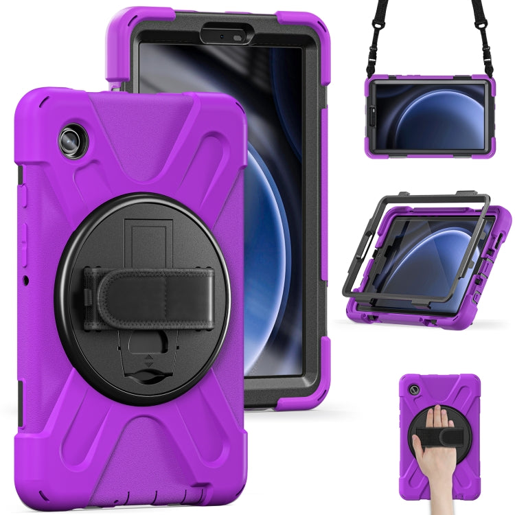 Custodia per tablet in TPU + impugnatura rotante con impugnatura rotante, For Samsung Galaxy Tab A9+