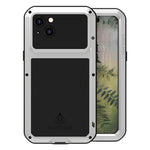 Custodia per telefono antipolvere impermeabile antiurto in metallo LOVE MEI, For iPhone 15 Plus, For iPhone 15