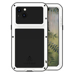 Custodia per telefono antipolvere impermeabile antiurto in metallo LOVE MEI, For iPhone 15 Plus, For iPhone 15