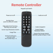 NK-330 3x3 4K 9 schermo HDMI DVI TV Video Wall Controller Splitter Multi schermo video Giuntatrice per processore, US Plug, AU Plug, EU Plug, UK Plug