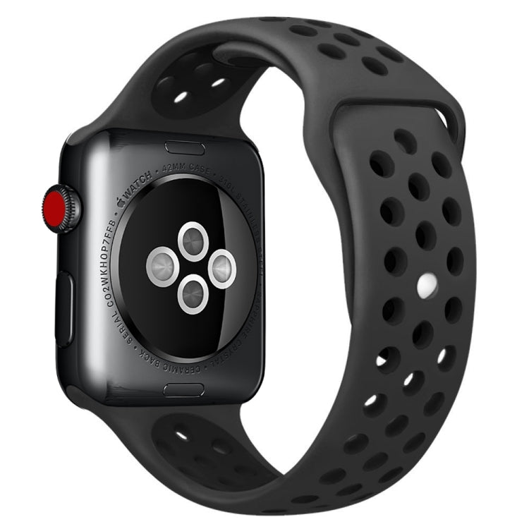 Cinturino sportivo in silicone Edizione standard, For Apple Watch Series 7 41mm / 6 & SE & 5 & 4 40mm / 3 & 2 & 1 38mm