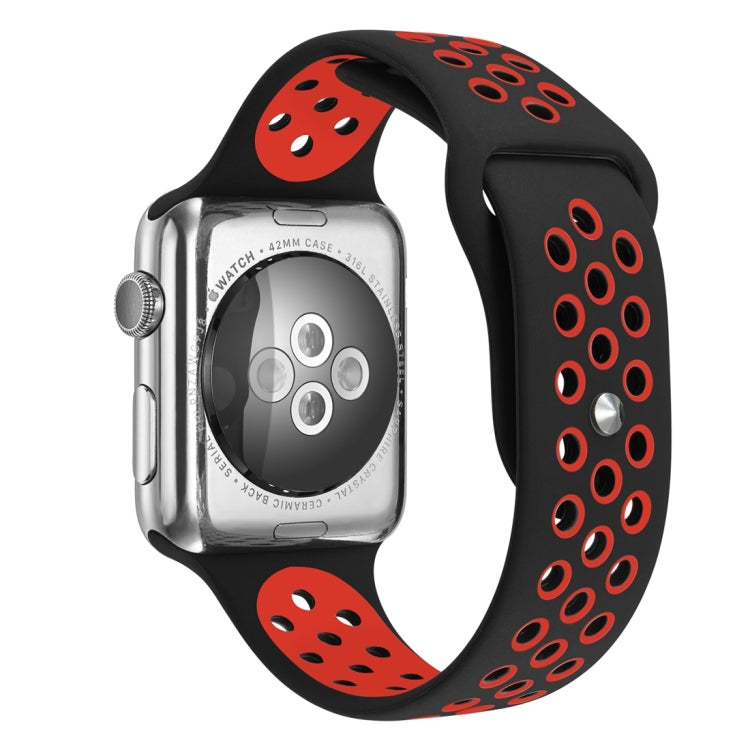 Cinturino sportivo in silicone Edizione standard, For Apple Watch Series 7 41mm / 6 & SE & 5 & 4 40mm / 3 & 2 & 1 38mm