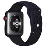 Cinturino sportivo in silicone Edizione standard, For Apple Watch Series 8&7 41mm / SE 2&6&SE&5&4 40mm / 3&2&1 38mm