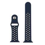Cinturino sportivo in silicone Edizione standard, For Apple Watch Series 8&7 41mm / SE 2&6&SE&5&4 40mm / 3&2&1 38mm