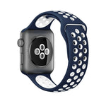 Cinturino sportivo in silicone Edizione standard, For Apple Watch Series 7 41mm / 6 & SE & 5 & 4 40mm / 3 & 2 & 1 38mm