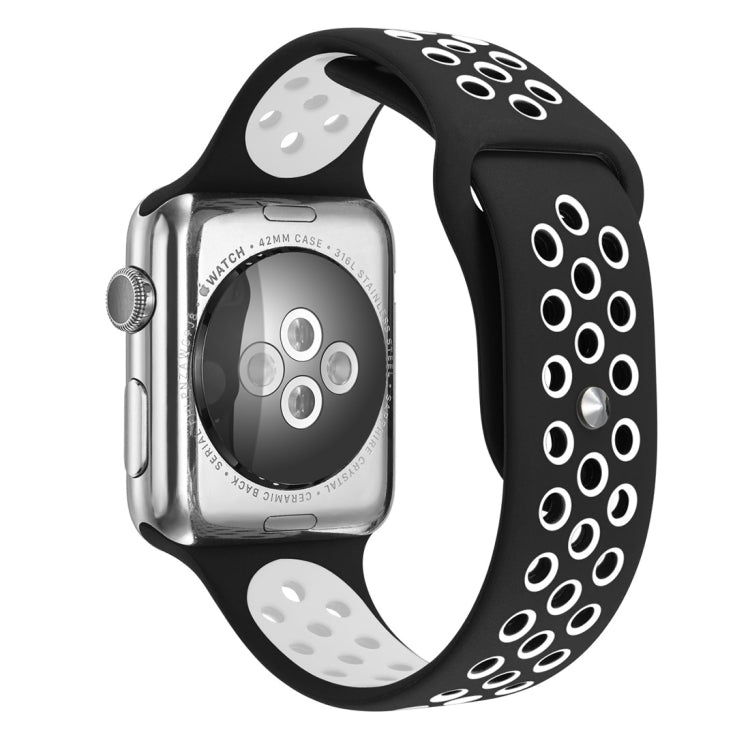 Cinturino sportivo in silicone Edizione standard, For Apple Watch Series 7 41mm / 6 & SE & 5 & 4 40mm / 3 & 2 & 1 38mm