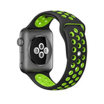 Cinturino sportivo in silicone Edizione standard, For Apple Watch Ultra 49mm / Series 8&7 45mm / SE 2&6&SE&5&4 44mm / 3&2&1 42mm