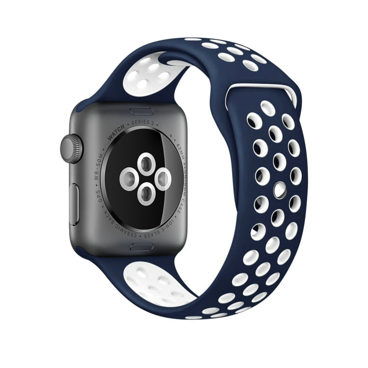 Cinturino sportivo in silicone Edizione standard, For Apple Watch Ultra 49mm / Series 8&7 45mm / SE 2&6&SE&5&4 44mm / 3&2&1 42mm