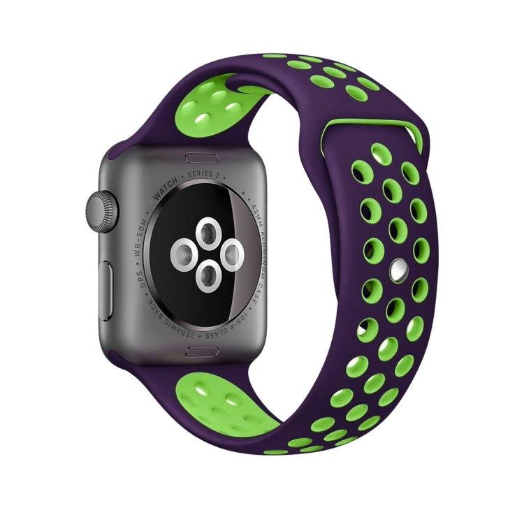 Cinturino sportivo in silicone Edizione standard, For Apple Watch Ultra 49mm / Series 8&7 45mm / SE 2&6&SE&5&4 44mm / 3&2&1 42mm