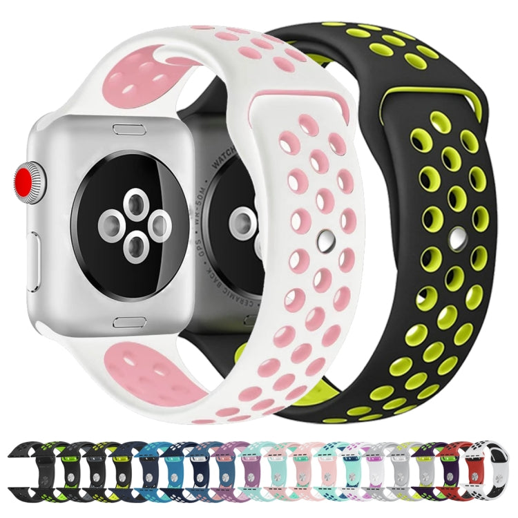Cinturino sportivo in silicone Edizione standard, For Apple Watch Ultra 49mm / Series 8&7 45mm / SE 2&6&SE&5&4 44mm / 3&2&1 42mm