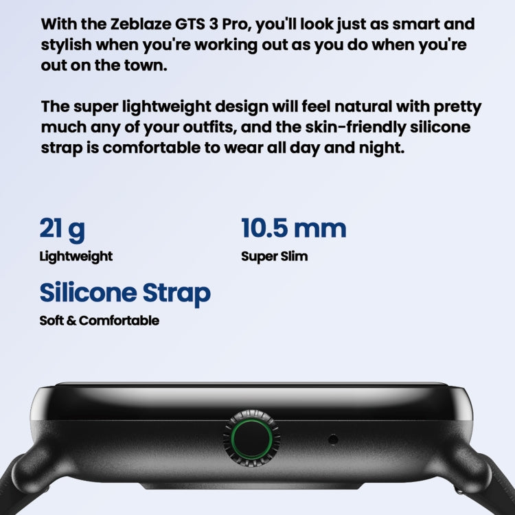 Zeblaze GTS 3 Pro IP68 Smartwatch fitness HD da 1,97 pollici