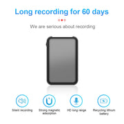 Registratore vocale intelligente JNN Q75 Power Bank magnetico, 4GB, 8GB, 16GB, 32GB, 64GB