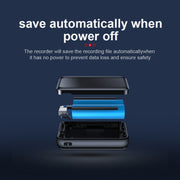 Registratore vocale intelligente JNN Q75 Power Bank magnetico, 4GB, 8GB, 16GB, 32GB, 64GB