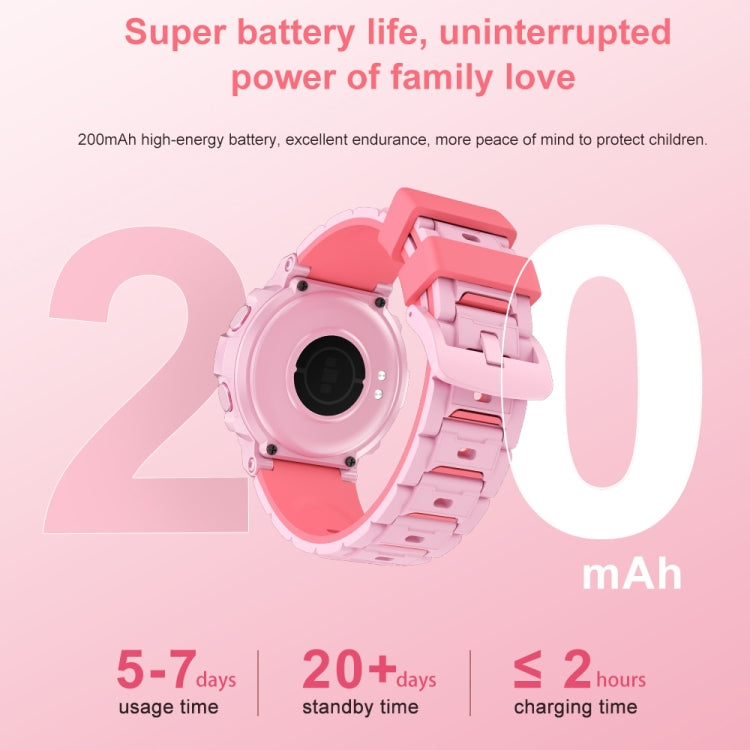 Smartwatch per bambini IP68 con schermo rotondo da 1,2 pollici HT19, supporta il monitoraggio del sonno