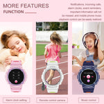 Smartwatch per bambini IP68 con schermo rotondo da 1,2 pollici HT19, supporta il monitoraggio del sonno