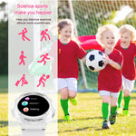 Smartwatch per bambini IP68 con schermo rotondo da 1,2 pollici HT19, supporta il monitoraggio del sonno