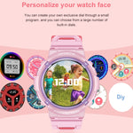 Smartwatch per bambini IP68 con schermo rotondo da 1,2 pollici HT19, supporta il monitoraggio del sonno